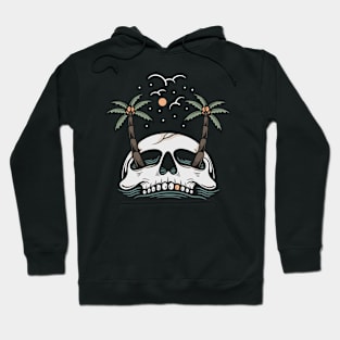 Moon and skull Hoodie